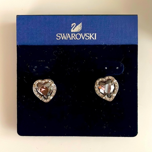 Swarovski Heart Earrings - Picture 2 of 5